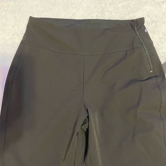 NWT 90 Degree By Reflex Black Stretch Pants With Side Zipper Size Small. Golf - Picture 3 of 16